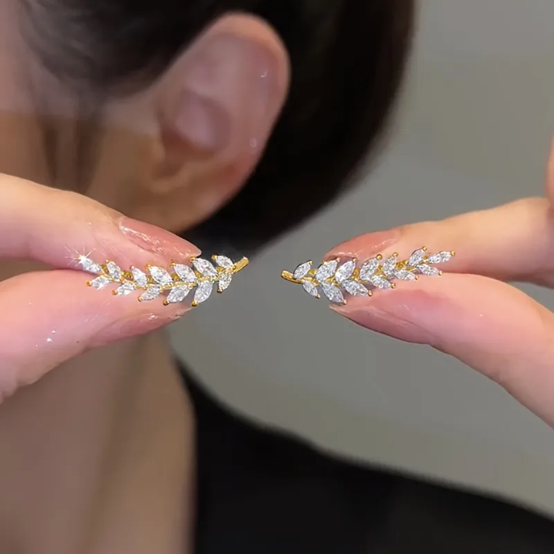 Elegant Classic Style Alloy Ear Studs