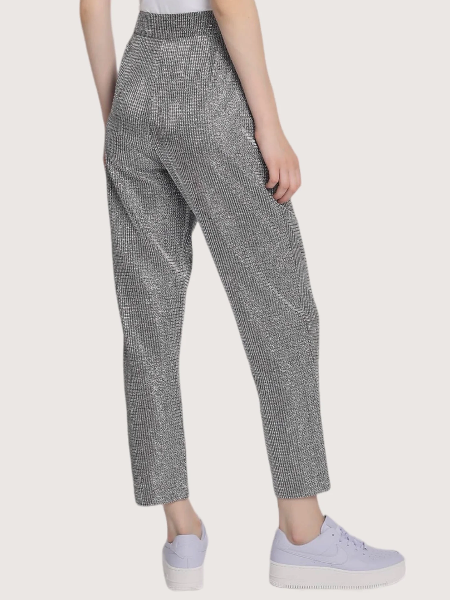 Stylish Houndstooth Checkered Trousers