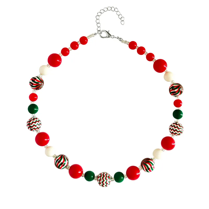 Festive Colorful Beaded Necklace