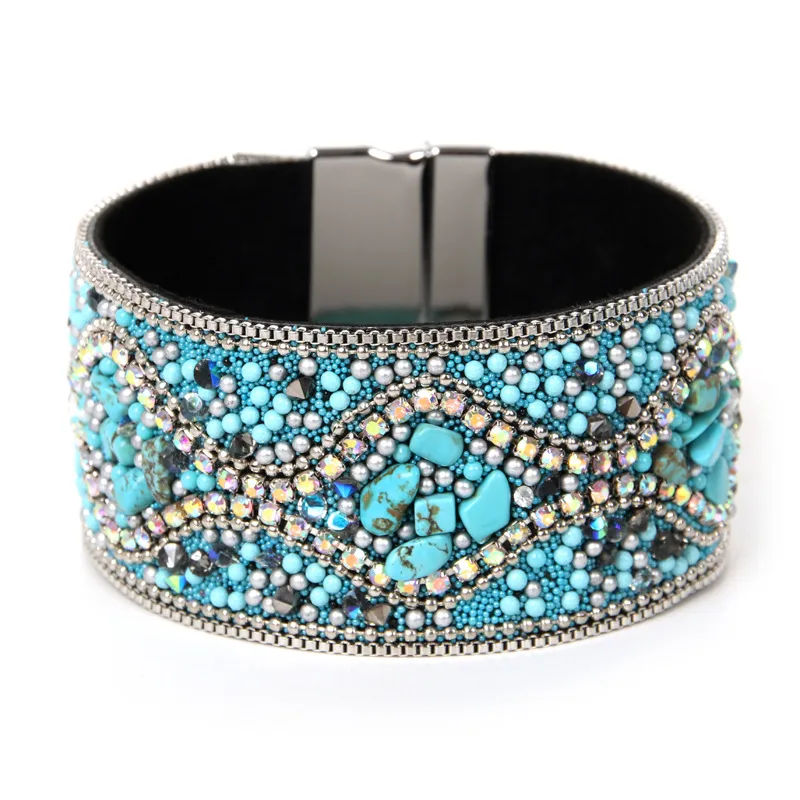 Ethnic Style Geometric Pu Leather Bracelets