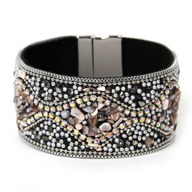 Ethnic Style Geometric Pu Leather Bracelets